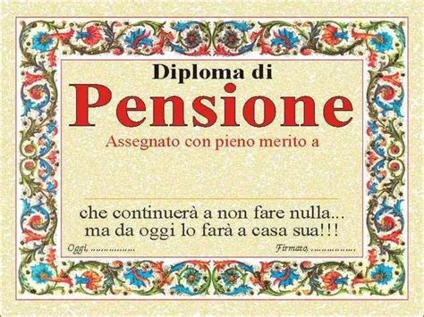 frasi divertenti per un pensionato